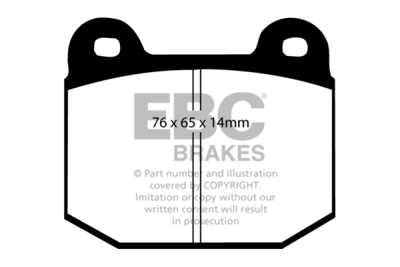 EBC 03-04 Infiniti G35 3.5 (Manual) (Brembo) Bluestuff Rear Brake Pads EBC 03-04 Infiniti G35 3.5 (Manual) (Brembo) Bluestuff Rear Brake Pads