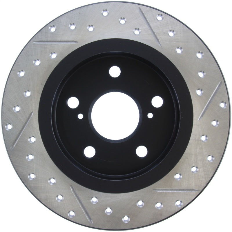 StopTech SportStop 10-13 Scion tC Slotted & Drilled Right Rear Rotor StopTech SportStop 10-13 Scion tC Slotted & Drilled Right Rear Rotor