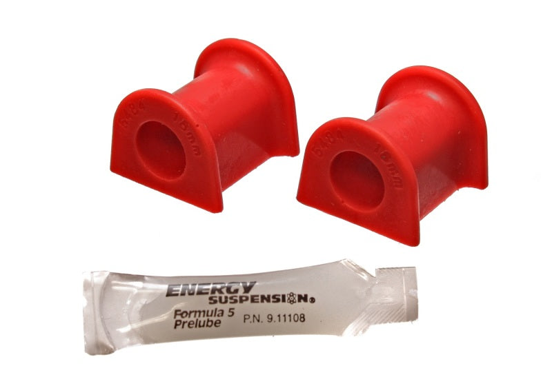 Energy Suspension 95-99 Mitsubishi Eclipse FWD Red 18mm Rear Sway Bar Bushings Energy Suspension 95-99 Mitsubishi Eclipse FWD Red 18mm Rear Sway Bar Bushings