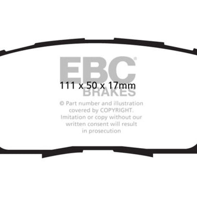 EBC 06-08 Ford Edge 3.5 2WD Yellowstuff Rear Brake Pads