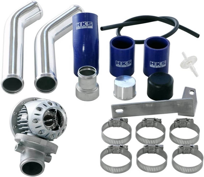 HKS 08+ Evo 10 SSQV4 BOV Kit Includes 2 Polished Aluminum Pipes HKS 08+ Evo 10 SSQV4 BOV Kit Includes 2 Polished Aluminum Pipes