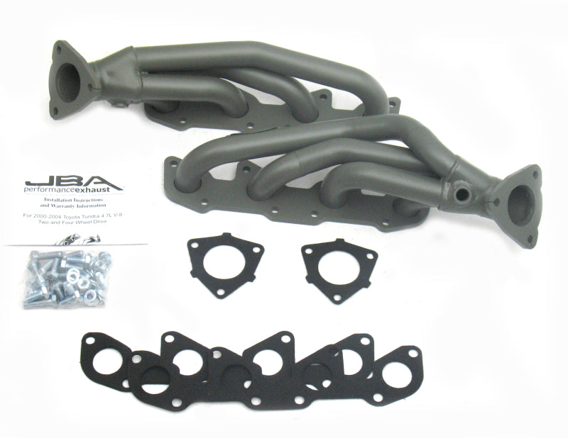 JBA 00-04 Toyota 4.7L V8 1-1/2in Primary Ti Ctd Cat4Ward Header JBA 00-04 Toyota 4.7L V8 1-1/2in Primary Ti Ctd Cat4Ward Header