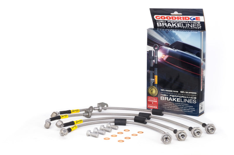 Goodridge 15-17 Hyundai Genesis Sedan AWD SS Brake Line Kit Goodridge 15-17 Hyundai Genesis Sedan AWD SS Brake Line Kit