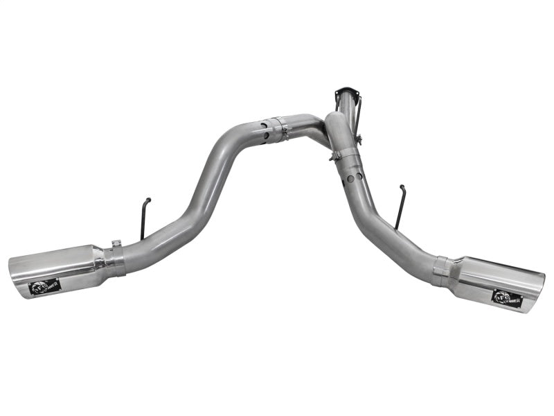 aFe LARGE BORE HD 4in 409-SS DPF-Back Exhaust w/Polished Tip 11-14 Ford Diesel Trucks V8-6.7L (td) aFe LARGE BORE HD 4in 409-SS DPF-Back Exhaust w/Polished Tip 11-14 Ford Diesel Trucks V8-6.7L (td)