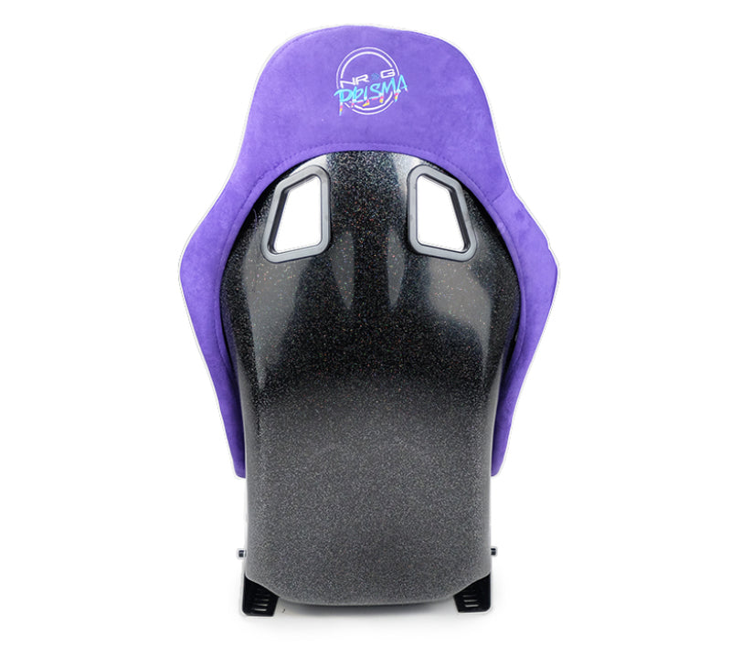 NRG FRP Bucket Seat PRISMA Edition w/ Pearlized Back Purple Alcantara - Medium NRG FRP Bucket Seat PRISMA Edition w/ Pearlized Back Purple Alcantara - Medium