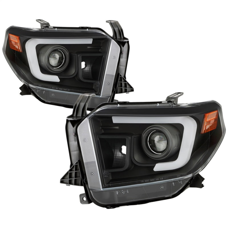 Spyder 14-17 Toyota Tundra(SR/SR5) Light Bar Projector Headlights - LED - Black PRO-YD-TTU14AP-BK Spyder 14-17 Toyota Tundra(SR/SR5) Light Bar Projector Headlights - LED - Black PRO-YD-TTU14AP-BK