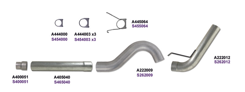 Diamond Eye 5in DPF-BACK AL 2013 DODGE 6.7L CUMMINS Diamond Eye 5in DPF-BACK AL 2013 DODGE 6.7L CUMMINS