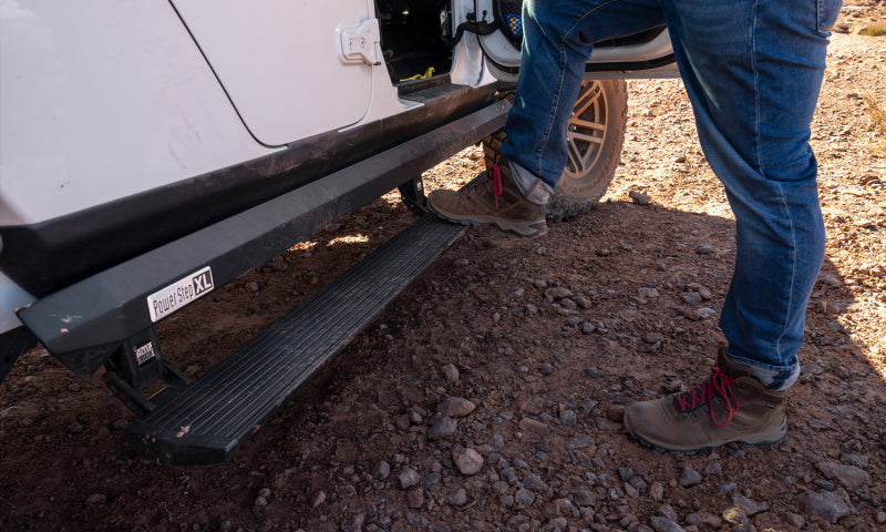 AMP Research 20-24 Jeep JT Gladiator (Launch/Overlnd/Rubicon/Sport/Sport S) PowerStep XL - Black AMP Research 20-24 Jeep JT Gladiator (Launch/Overlnd/Rubicon/Sport/Sport S) PowerStep XL - Black