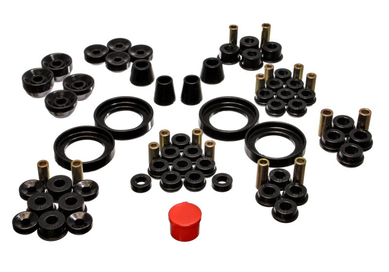 Energy Suspension 92-96 Honda Prelude Black Hyper-Flex Master Bushing Set Energy Suspension 92-96 Honda Prelude Black Hyper-Flex Master Bushing Set