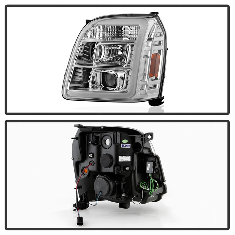 Spyder GMC Yukon 07-14/Denali 07-14 /XL 07-14 V2 Projector Headlights - Chrome PRO-YD-GY07V2SI-C Spyder GMC Yukon 07-14/Denali 07-14 /XL 07-14 V2 Projector Headlights - Chrome PRO-YD-GY07V2SI-C