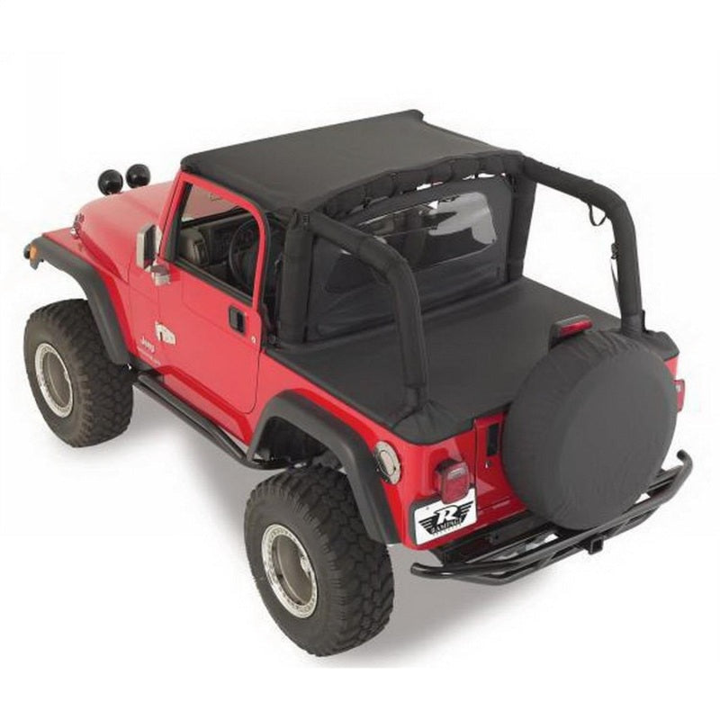 Rampage 1992-1995 Jeep Wrangler(YJ) Tonneau Cover - Black Denim Rampage 1992-1995 Jeep Wrangler(YJ) Tonneau Cover - Black Denim