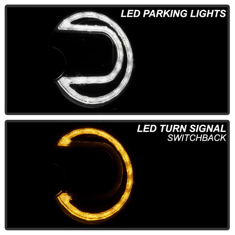 Spyder Mini Cooper 07-12 V2 Halogen Model Only Projector Headlights - Black PRO-YD-MC07V2SI-SBLB-BK Spyder Mini Cooper 07-12 V2 Halogen Model Only Projector Headlights - Black PRO-YD-MC07V2SI-SBLB-BK