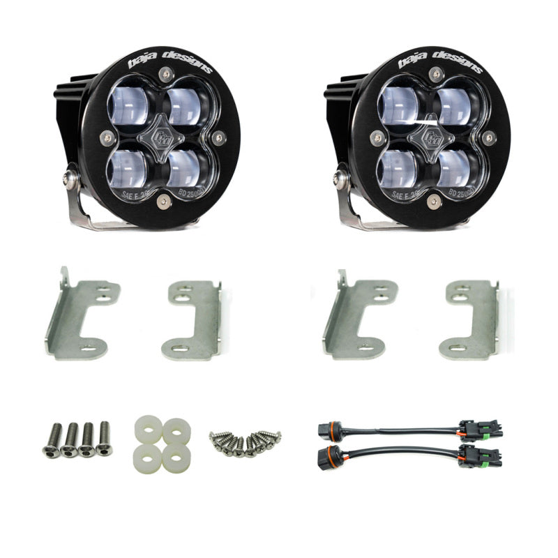 Baja Designs 18-20 Jeep Wrangler JL Sahara Fog Squadron Sport Fog Pocket Kit - Clear Baja Designs 18-20 Jeep Wrangler JL Sahara Fog Squadron Sport Fog Pocket Kit - Clear