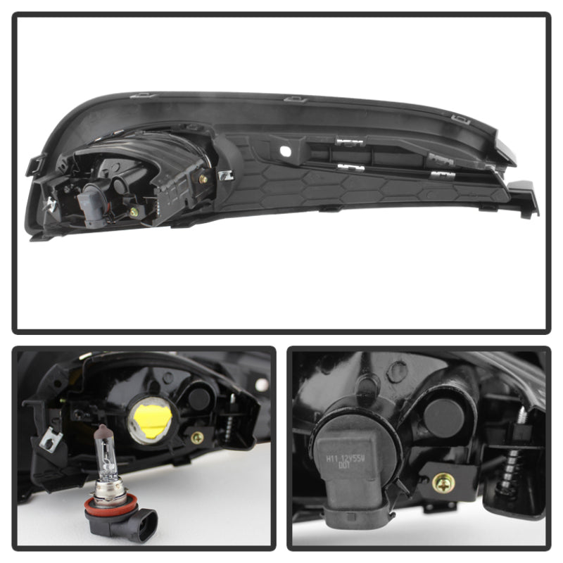 Spyder Honda Civic 2013-2014 4dr OEM Fog Light W/Switch Yellow FL-HC2013-4D-Y Spyder Honda Civic 2013-2014 4dr OEM Fog Light W/Switch Yellow FL-HC2013-4D-Y