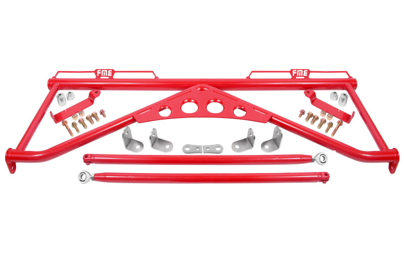 BMR 15-20 Ford Mustang Harness Bar - Red BMR 15-20 Ford Mustang Harness Bar - Red