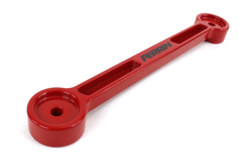 Perrin 17-19 Honda Civic Si Coupe/Sedan Battery Tie Down - Red Perrin 17-19 Honda Civic Si Coupe/Sedan Battery Tie Down - Red