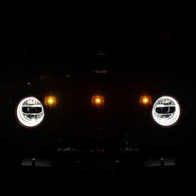 DV8 Offroad 2018+ Jeep JL Grill Amber Marker Lights