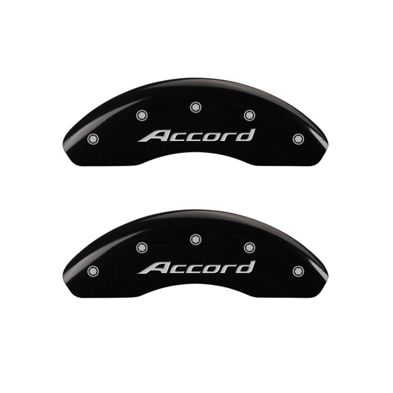 MGP 4 Caliper Covers Engraved Front Accord Engraved Rear Accord Black finish silver ch MGP 4 Caliper Covers Engraved Front Accord Engraved Rear Accord Black finish silver ch