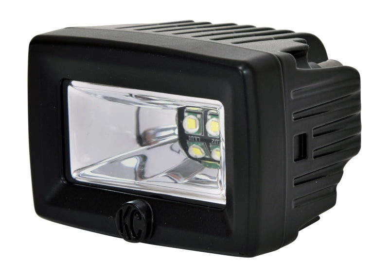KC HiLiTES C-Series 2in. C2 LED Light 20w Area Flood Beam (Pair Pack System) - Black KC HiLiTES C-Series 2in. C2 LED Light 20w Area Flood Beam (Pair Pack System) - Black