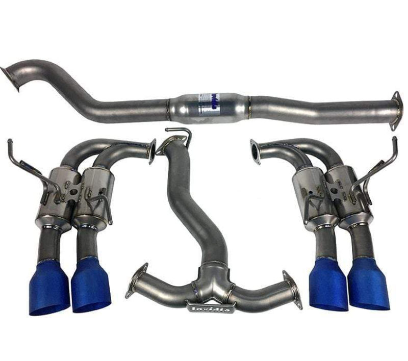 Invidia 11-14 WRX/STi Gemini 80mm Full Titanium 101mm Quad Tip Cat-Back Exhaust Invidia 11-14 WRX/STi Gemini 80mm Full Titanium 101mm Quad Tip Cat-Back Exhaust