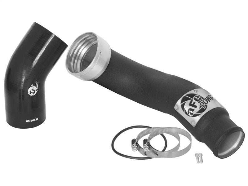 aFe BladeRunner 3in Black Intercooler Tube Cold Side w/ Couplings & Clamps 11-13 BMW 335i 3.0L (t) aFe BladeRunner 3in Black Intercooler Tube Cold Side w/ Couplings & Clamps 11-13 BMW 335i 3.0L (t)