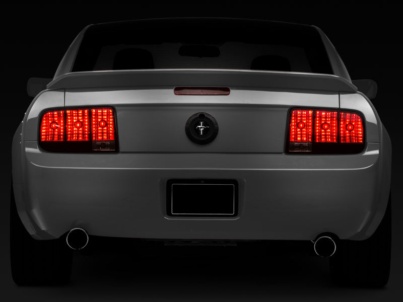 Raxiom 05-09 Ford Mustang Tail Lights- Black Housing (Smoked Lens) Raxiom 05-09 Ford Mustang Tail Lights- Black Housing (Smoked Lens)