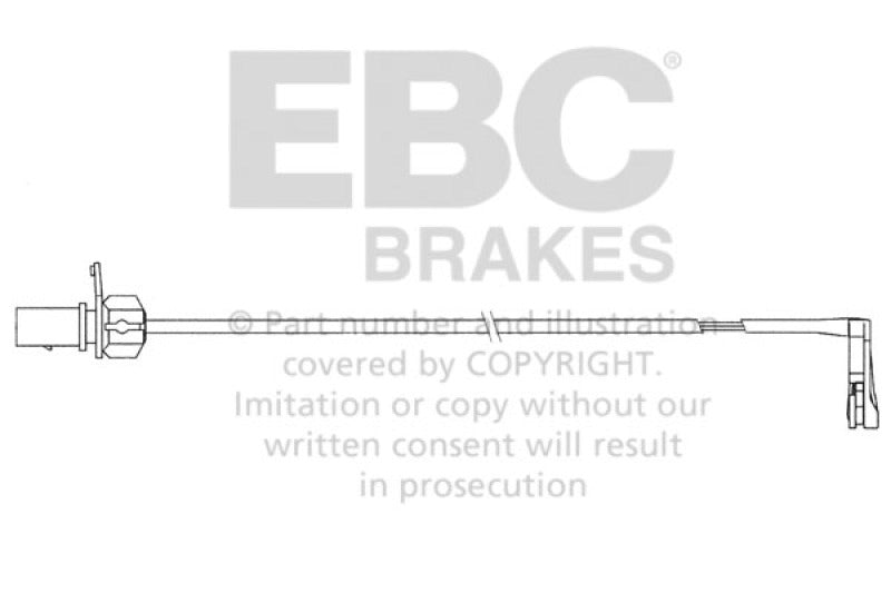 EBC 2011 Audi A6 2.0L Turbo Rear Wear Leads EBC 2011 Audi A6 2.0L Turbo Rear Wear Leads