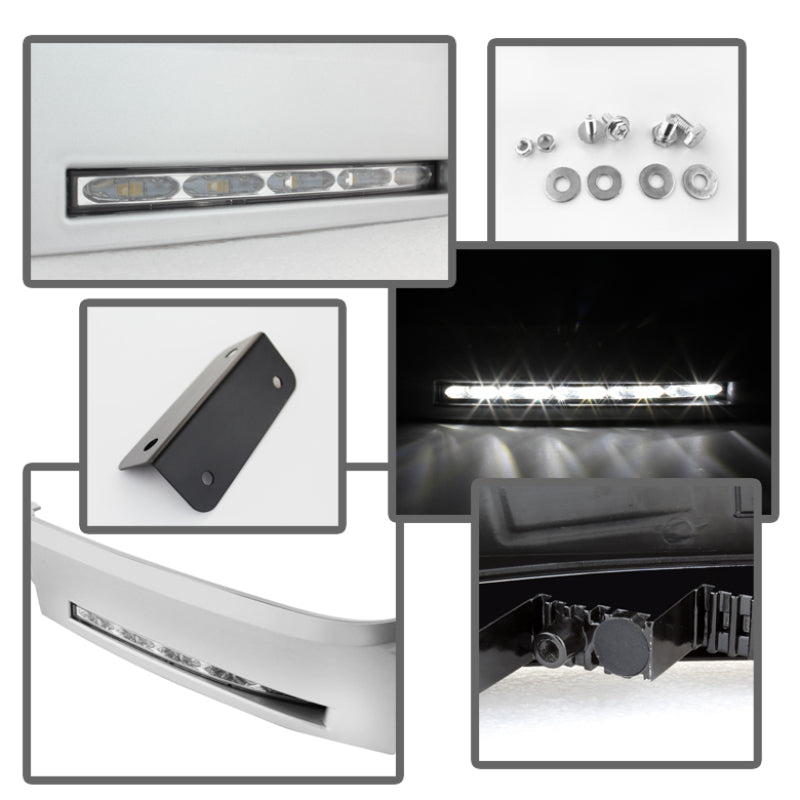 Spyder Toyota Tundra 07-13 Daytime LED Running Lights wo/switch Silver FL-DRL-TTU07-SIL Spyder Toyota Tundra 07-13 Daytime LED Running Lights wo/switch Silver FL-DRL-TTU07-SIL