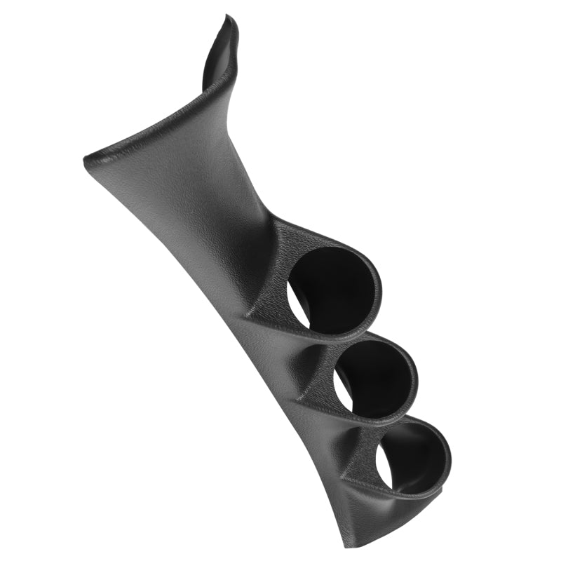 Autometer 95-99 Mitsubishi Eclipse / Eagle Talon (excl Convertible) Black Triple 52mm Pillar Pod Autometer 95-99 Mitsubishi Eclipse / Eagle Talon (excl Convertible) Black Triple 52mm Pillar Pod
