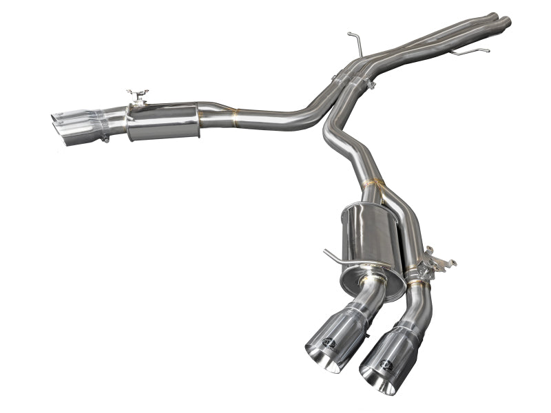 aFe 18-20 Audi RS5 Coupe MACH Force-Xp 3in to 2.5in 304 SS Axle-Back Exhaust System-Quad Polish Tips aFe 18-20 Audi RS5 Coupe MACH Force-Xp 3in to 2.5in 304 SS Axle-Back Exhaust System-Quad Polish Tips