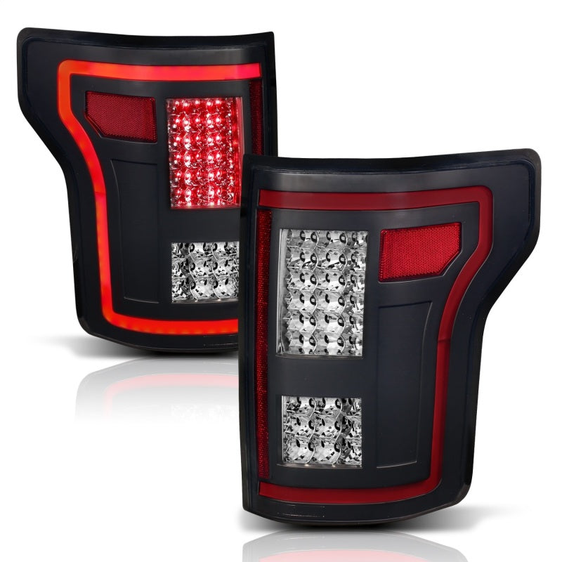 ANZO 15-17 Ford F-150 LED Taillights Black w/ Sequential ANZO 15-17 Ford F-150 LED Taillights Black w/ Sequential