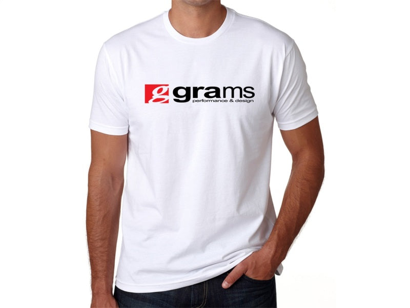 Grams Performance and Design Logo White T-Shirt - XXL Grams Performance and Design Logo White T-Shirt - XXL