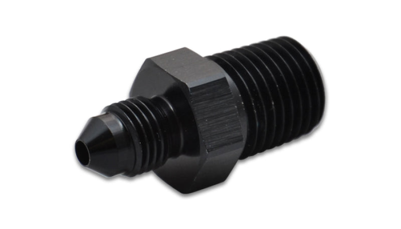 Vibrant Straight Adapter Fitting Size -3AN x 1/4in NPT Vibrant Straight Adapter Fitting Size -3AN x 1/4in NPT