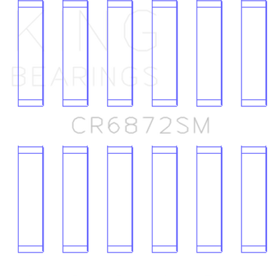 King Engine Bearings Toyota 1GR-FE (Size +.50mm) Connecting Rod Bearing Set