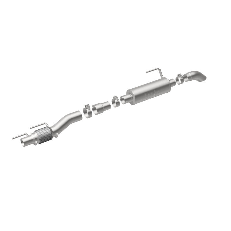 MagnaFlow Cat-Back, SS, 2.5/3in, Turn Down In Front Rear Tire 2015 Ford F150 2.7L V6T Ext Cab MagnaFlow Cat-Back, SS, 2.5/3in, Turn Down In Front Rear Tire 2015 Ford F150 2.7L V6T Ext Cab