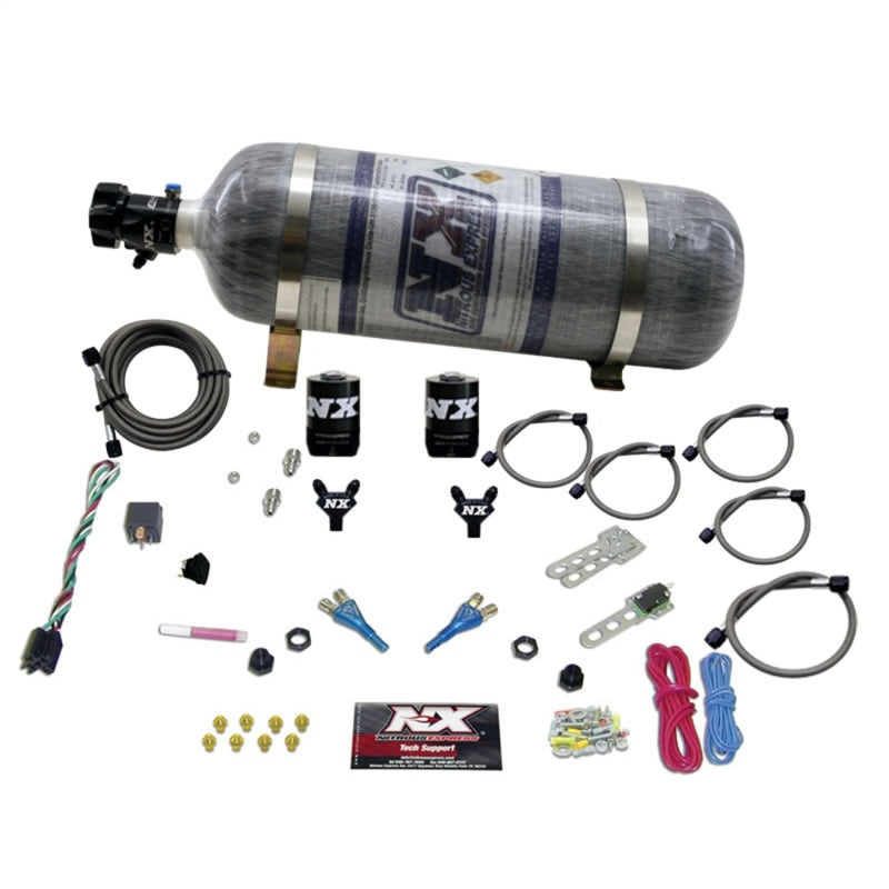 Nitrous Express GM EFI Dual Nozzle Nitrous Kit (100-300HP) w/Composite Bottle Nitrous Express GM EFI Dual Nozzle Nitrous Kit (100-300HP) w/Composite Bottle