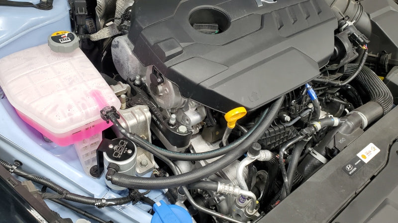 J&L 22-24 Hyundai Elantra N 2.0L Oil Separator 3.0 Passenger Side - Clear Anodized J&L 22-24 Hyundai Elantra N 2.0L Oil Separator 3.0 Passenger Side - Clear Anodized