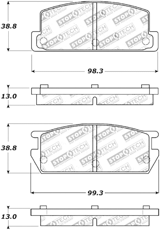 StopTech Performance Brake Pads StopTech Performance Brake Pads