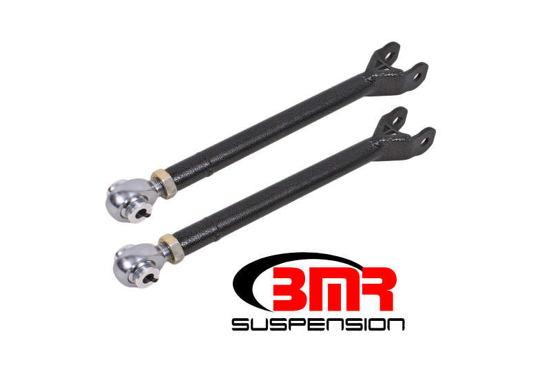 BMR 08-17 Challenger Lower Trailing Arms w/ Single Adj. Rod Ends - Black Hammertone BMR 08-17 Challenger Lower Trailing Arms w/ Single Adj. Rod Ends - Black Hammertone