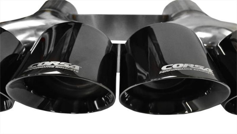 Corsa 2014-2020 Chevrolet Corvette 6.2L V8 Quad 45in Polished Black Pro-Series Tip Kit Corsa 2014-2020 Chevrolet Corvette 6.2L V8 Quad 45in Polished Black Pro-Series Tip Kit