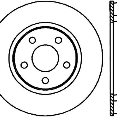 StopTech 98-02 Chevrolet Camaro / Pontiac Firebird/Trans Am Slotted & Drilled Front Right Rotor