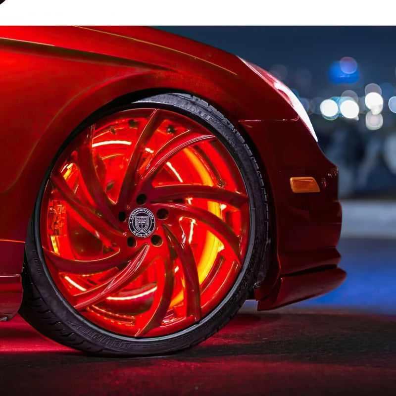 Oracle LED Illuminated Wheel Rings - Double LED - Red SEE WARRANTY Oracle LED Illuminated Wheel Rings - Double LED - Red SEE WARRANTY
