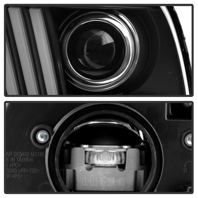 Spyder Ford Mustang 05-08 V2 High-Power LED Headlights - Black PRO-YD-FM05AP-BK Spyder Ford Mustang 05-08 V2 High-Power LED Headlights - Black PRO-YD-FM05AP-BK