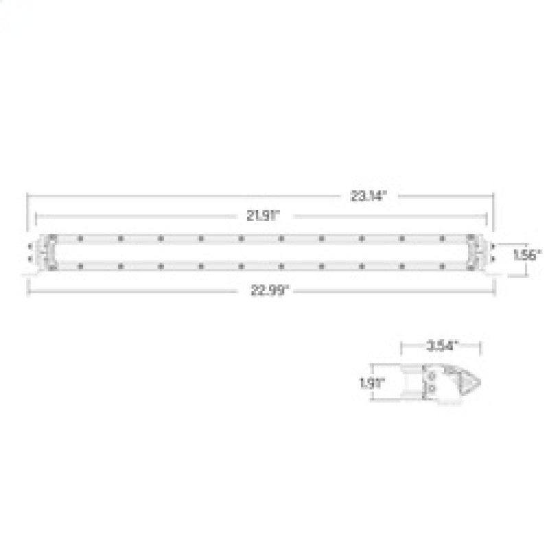 Rigid Industries SR-Series 20in SAE Driving Light Amber Rigid Industries SR-Series 20in SAE Driving Light Amber