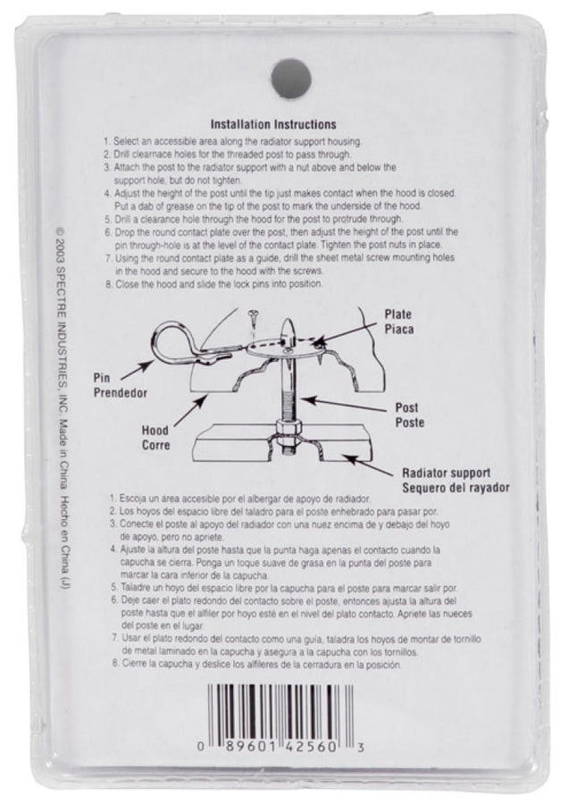 Spectre Hood Pin Kit Spectre Hood Pin Kit