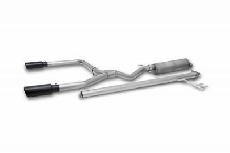 Gibson 17-20 Honda Ridgeline 3.5L Black Elite Dual Split Cat-Back Exhaust - Stainless Gibson 17-20 Honda Ridgeline 3.5L Black Elite Dual Split Cat-Back Exhaust - Stainless