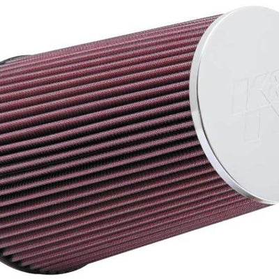 K&N Universal Chrome Filter 3 1/2 inch ID FLG / 6 inch Bottom / 4 1/2 inch CR / 9 inch Length