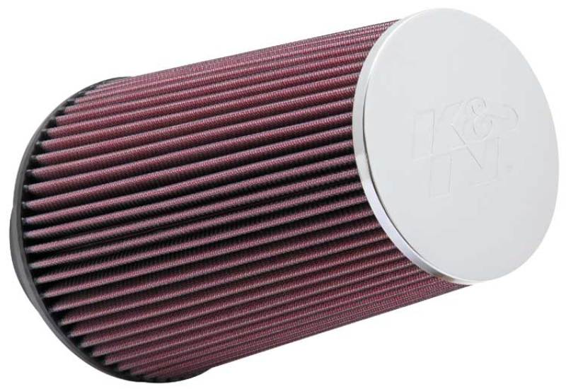 K&N Universal Chrome Filter 3 1/2 inch ID FLG / 6 inch Bottom / 4 1/2 inch CR / 9 inch Length K&N Universal Chrome Filter 3 1/2 inch ID FLG / 6 inch Bottom / 4 1/2 inch CR / 9 inch Length