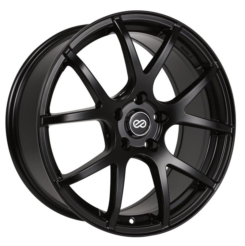 Enkei M52 16x7 38mm Offset 5x114.3 Bolt Pattern 72.6mm Bore Dia Matte Black Wheel Enkei M52 16x7 38mm Offset 5x114.3 Bolt Pattern 72.6mm Bore Dia Matte Black Wheel