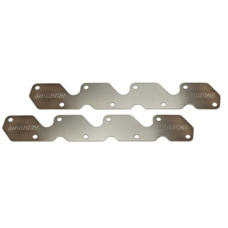 Moroso CFE SBX 4.5in Bore Space Heads Exhaust Block Off Storage Plate - Pair Moroso CFE SBX 4.5in Bore Space Heads Exhaust Block Off Storage Plate - Pair